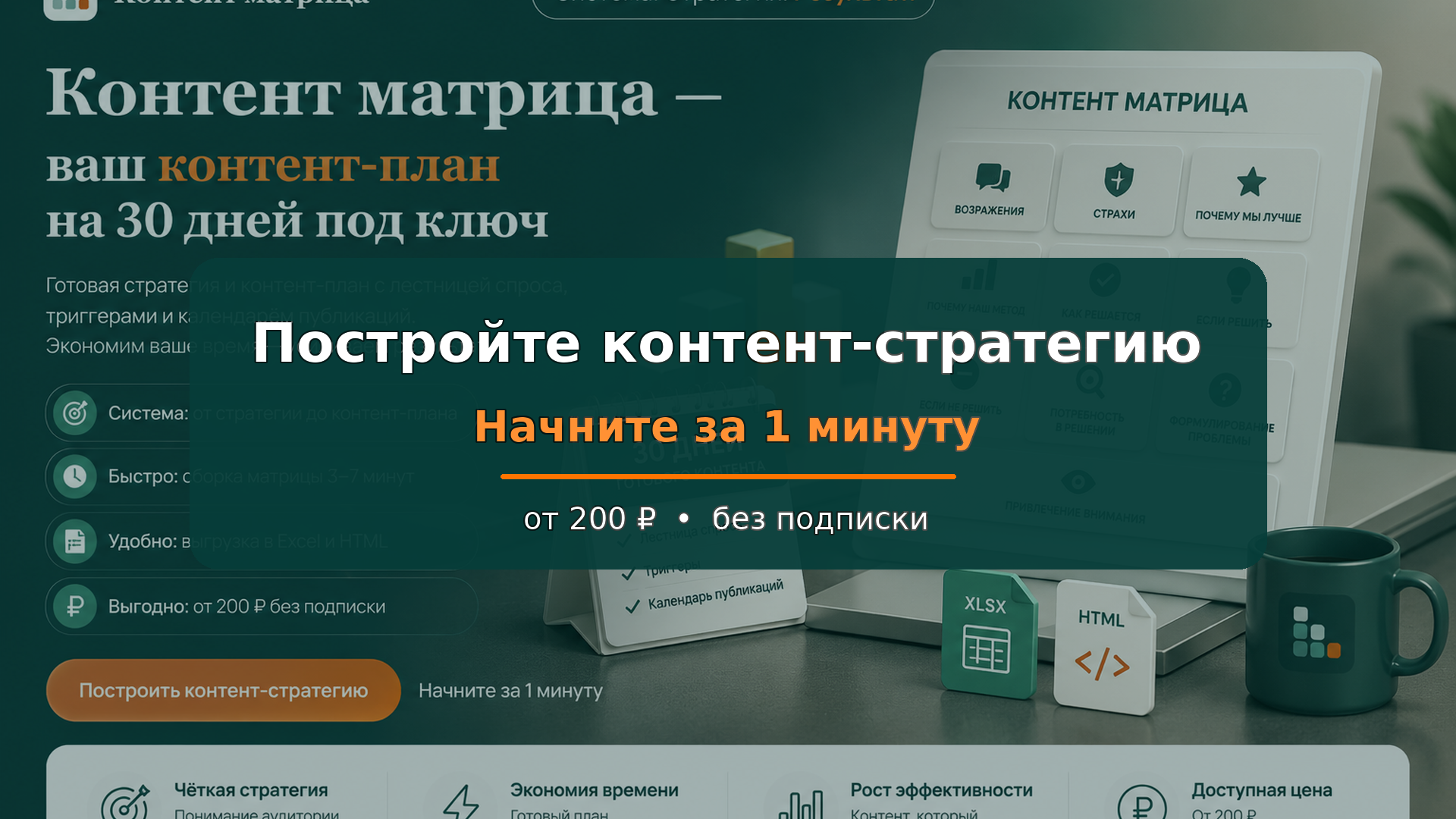 Контент для запуска продукта или услуги