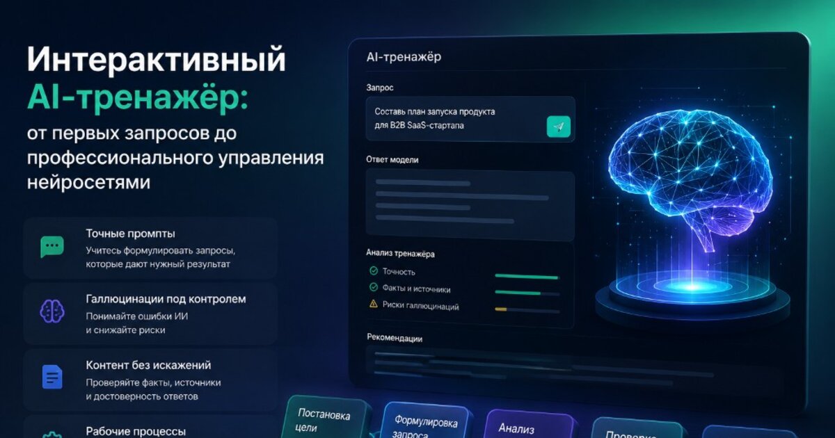 Интерактивный AI-тренажёр: от первых запросов